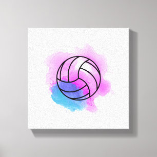 Toile Aquarelle volleyball