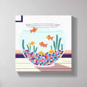 Toile Aquarium boule