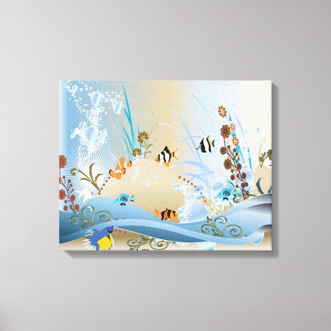 Toile Aquarium Imaginaire (Recto)