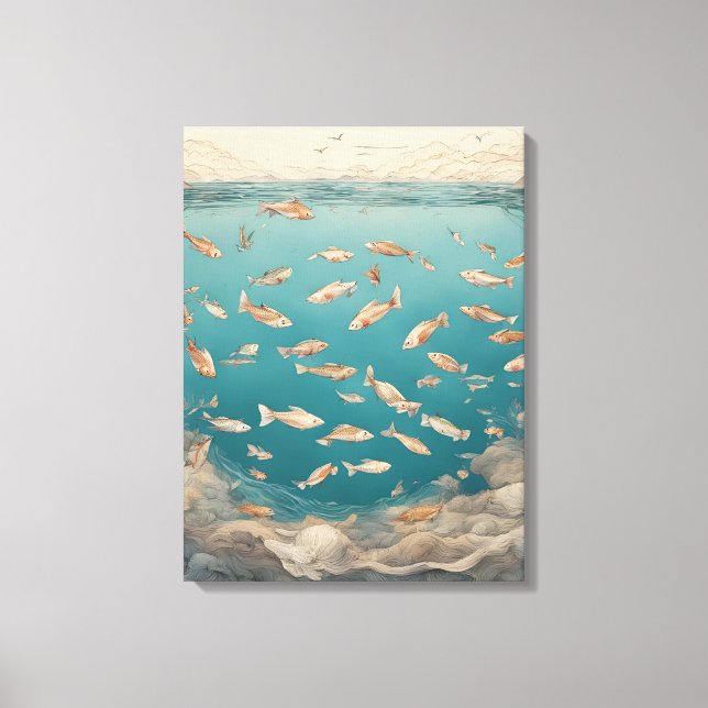 Toile Aquatique vintage (Recto)