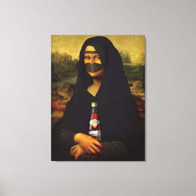 Toile Arabe Mona Lisa (Recto)