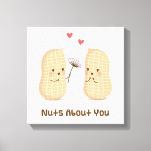Toile Arachides mignonnes Nuts au sujet de vous humour