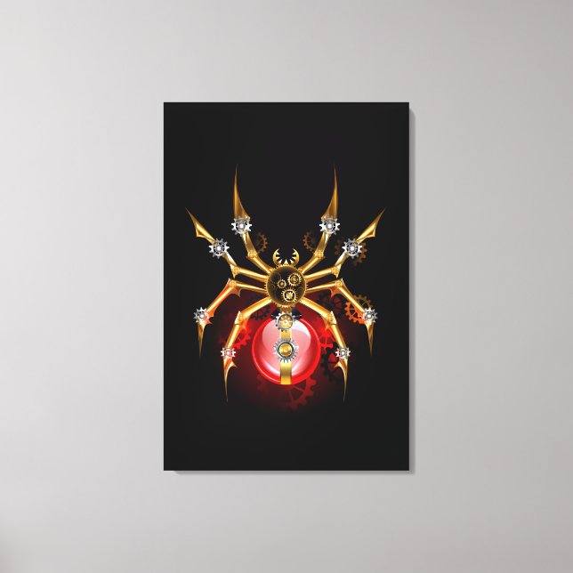 Toile Araignée en vapeur noire (Recto)