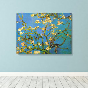 Toile Arbre aux amandes en fleurs par Vincent van Gogh