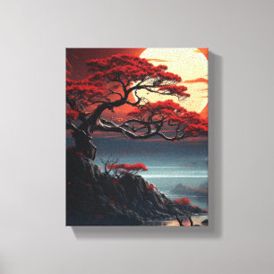 Toile Arbre bonsaï
