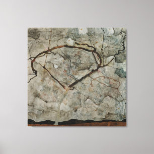 Toile Arbre d'automne en mouvement par Egon Schiele