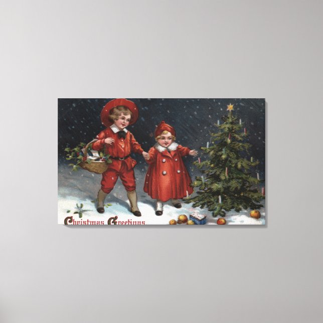 Toile Arbre de décoration pour enfants (Recto)