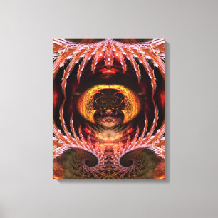 Toile Arbre de l'esprit de l'orbe Art fractal Fantastiqu