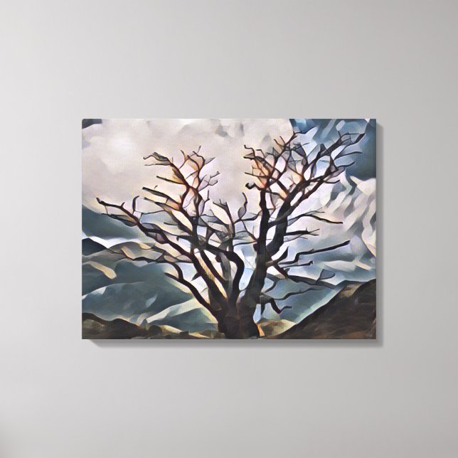TOILE ARBRE DE MONTAGNE (Recto)