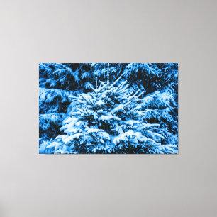 Toile Arbre de Noël de neige