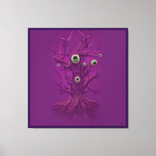 Toile Arbre de rêve hanté