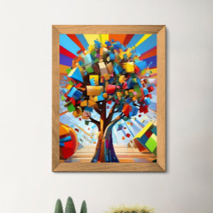 Toile Arbre de vie.