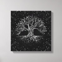 Arbre de vie Dessin noir et blanc
