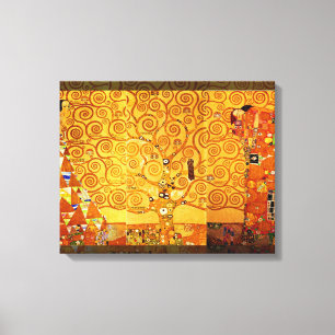 Toile Arbre de vie Gustav Klimt Nouveau