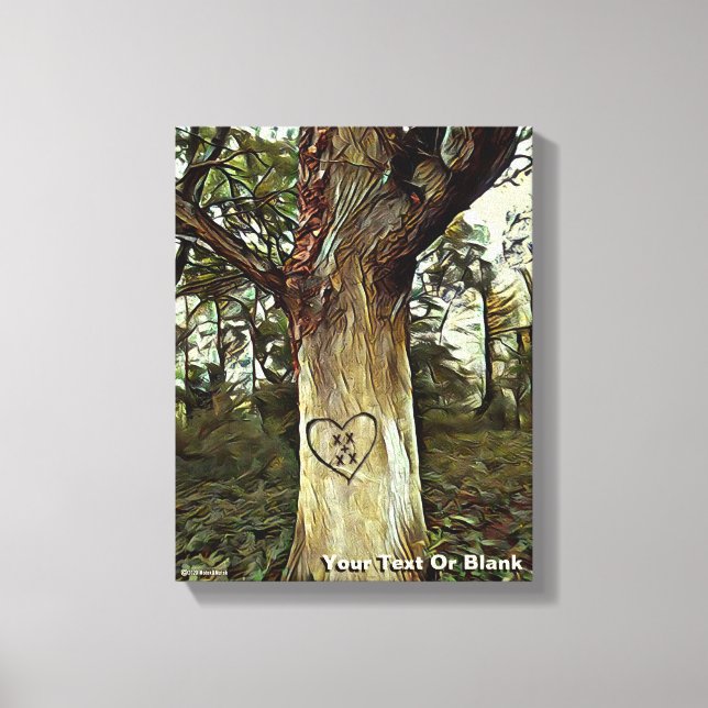 Toile Arbre des amoureux (Recto)
