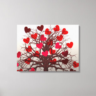Toile Arbre des coeurs
