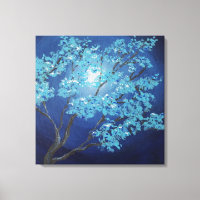 Arbre d'Imaginaire bleu Mariage d'art romantique C