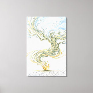 Toile Arbre d'investissement ESG Art | Finance verte abs