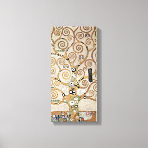 Toile Arbre doré de Gustav Klimt avec oiseaux