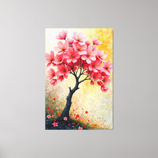 Toile Arbre en floraison