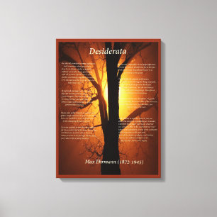 Toile Arbre orange