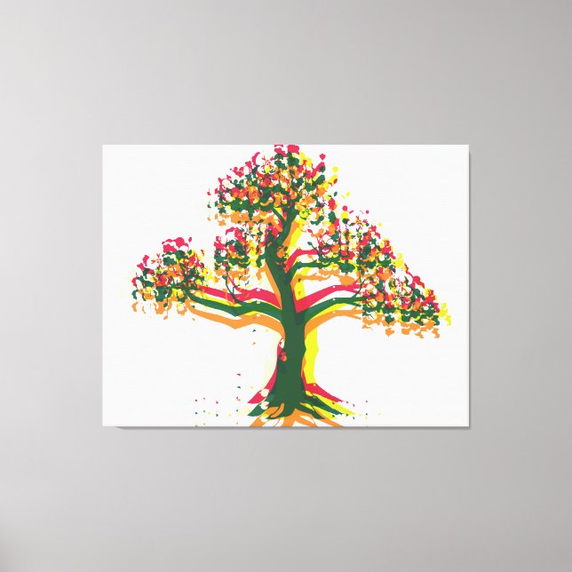 Toile Arbre printanier (Recto)