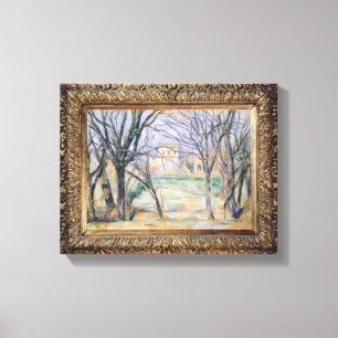 Toile Arbres et maisons, 1885-86