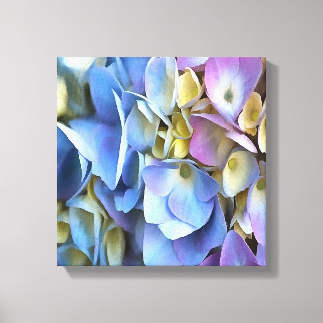 Toile Arbuste bleu Hydrangea Arbuste Artistique Bossom (Recto)