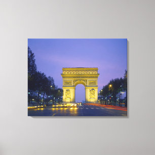 Toile Arc de Triomphe, Paris, France,
