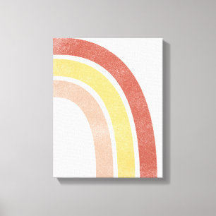Toile arc-en-ciel Abstrait du milieu du siècle