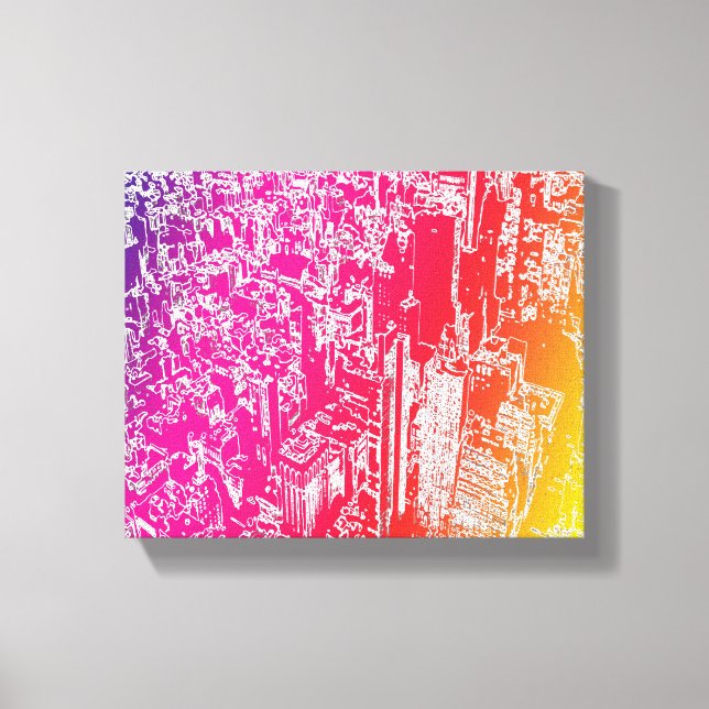 Toile Arc-en-ciel de Manhattan (Recto)