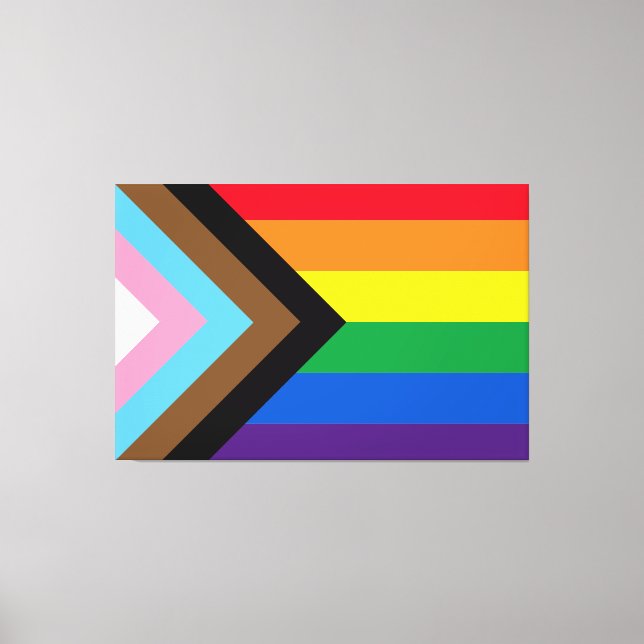 Toile Arc-en-ciel Lgbtq drapeau de la diversité gay (Recto)