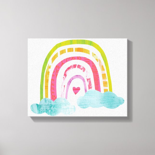 Toile Arc-en-ciel magique (Recto)