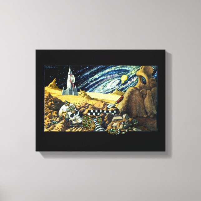 Toile Archéologie Alien (Recto)