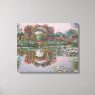 Toile Arches à fleurs, Giverny - Claude Monet - c1913