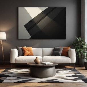 Toile Architecture Minimaliste Lumière et Ombre