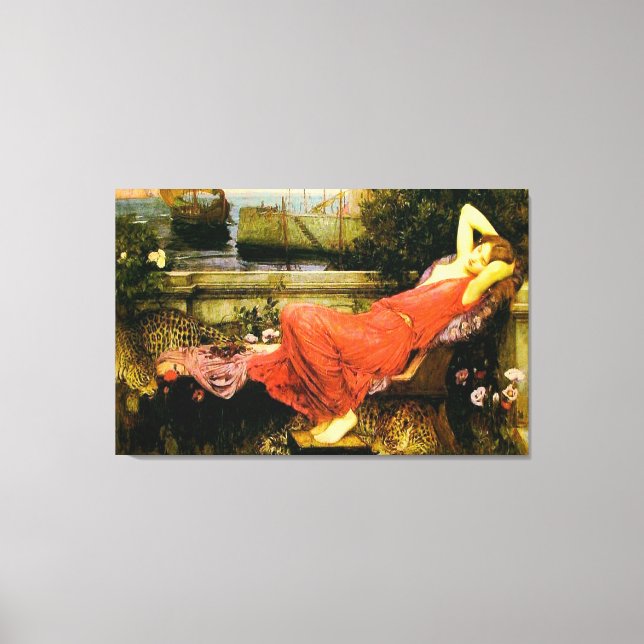 Toile Ariadne ~ John William Waterhouse (Recto)