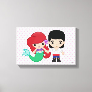 Toile Ariel et le prince Eric Emoji 4
