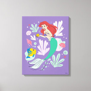 Toile Ariel & Flounder’s Undersea Shell-abration !