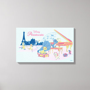 Toile Aristocats au piano