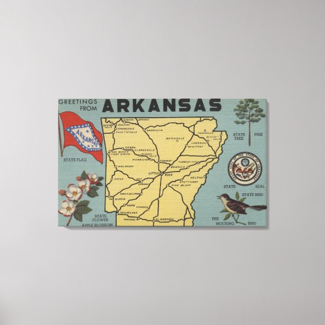 Toile ArkansasGrandes lettres ScènesArkansas 2 (Recto)
