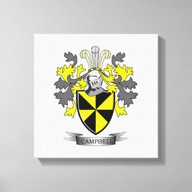 Toile Armoiries de Campbell Family Crest (Recto)