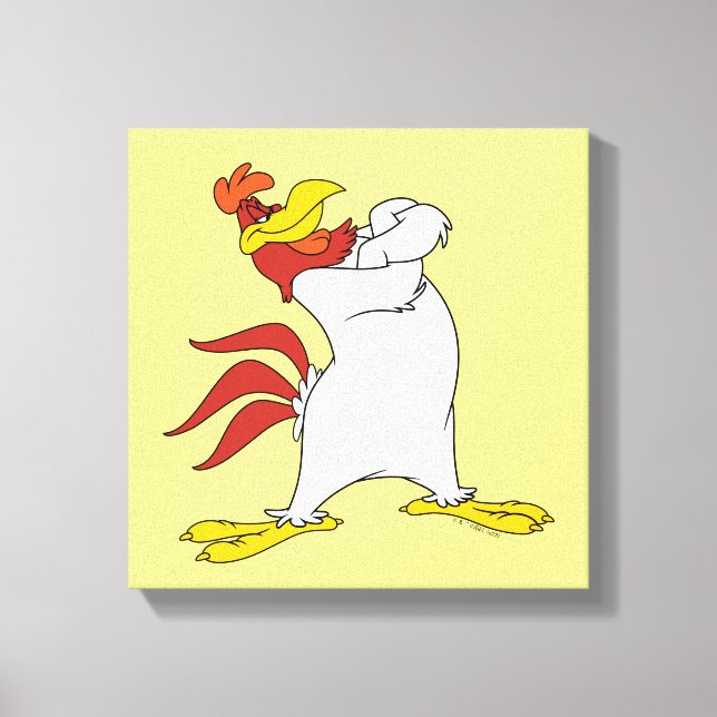 Toile Armoiries de Foghorn Leghorn franchies (Recto)