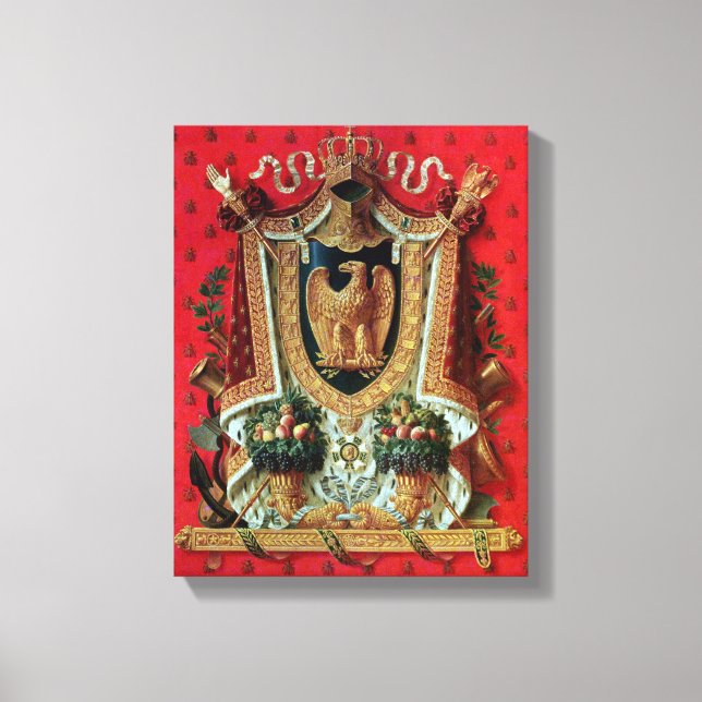 Toile Armoiries de l'Empire français (Recto)