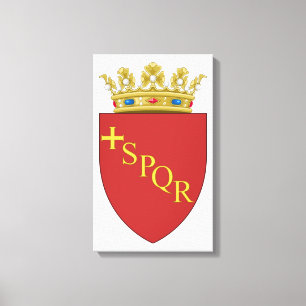 Toile Armoiries romaines (SPQR) (Rome, Italie)