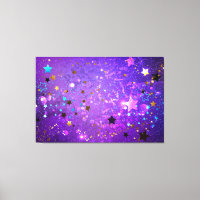 Arrière - plan de feuille violet avec étoiles