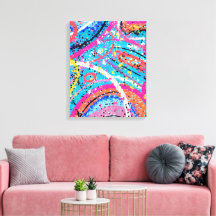 Art abstrait : le ciel au-dessus de la foire