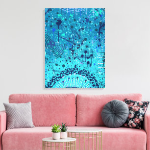 Toile Art abstrait : Symphonie sur la mer