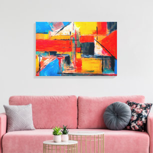 Toile Art abstrait Urban Pulse