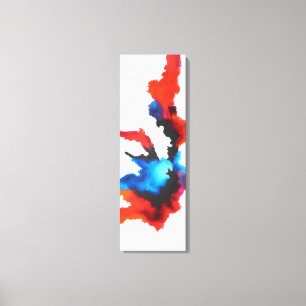 Toile Art Acrylique Sepia Expressionniste Abstrait moder